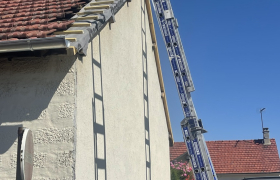 Réfection de rives de toiture et remplacement de chevrons à Trie-Château