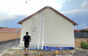 Réfection de rives de toiture et remplacement de chevrons à Trie-Château